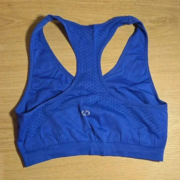Spalding Blue Sports Bra M - Picture 3 of 3